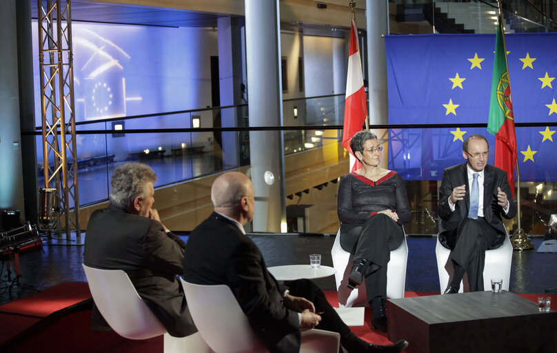 TV Recording with Othmar KARAS