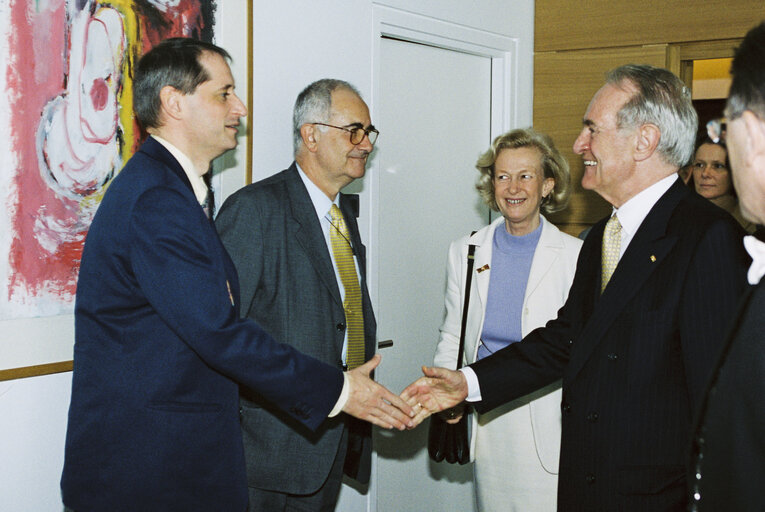 Fotografia 10: German President makes an official visit to the EP in Strasbourg