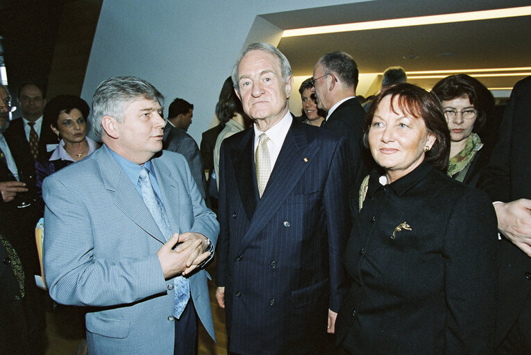 Fotografi 1: German President makes an official visit to the EP in Strasbourg