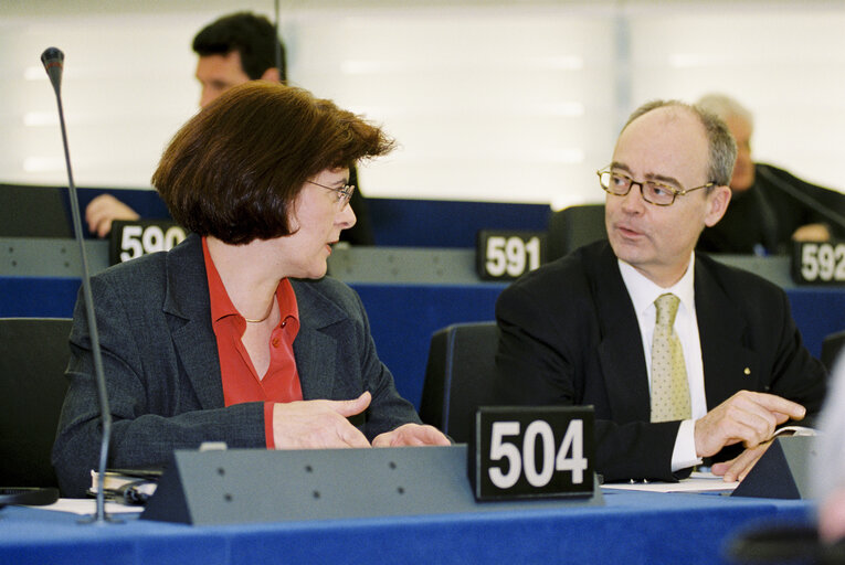 Photo 8 : MEP Renate SOMMER in plenary session in Strasbourg