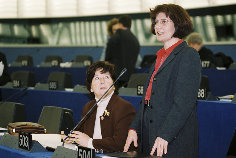 Fotografija 9: MEP Renate SOMMER in plenary session in Strasbourg