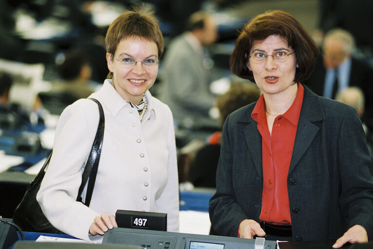 MEP Renate SOMMER in plenary session in Strasbourg