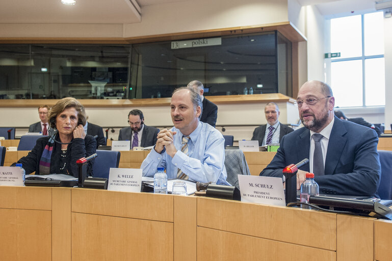 Fotografie 10: Conference of Presidents with an intervention by members of the Parliamentary Assembly of the Council of Europe.