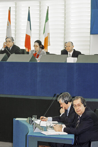 Plenary session - Portuguese Foreign Minister Jaime GAMA outlined his country's priorities for the presidency of the EU in his first appearance before Parliament.