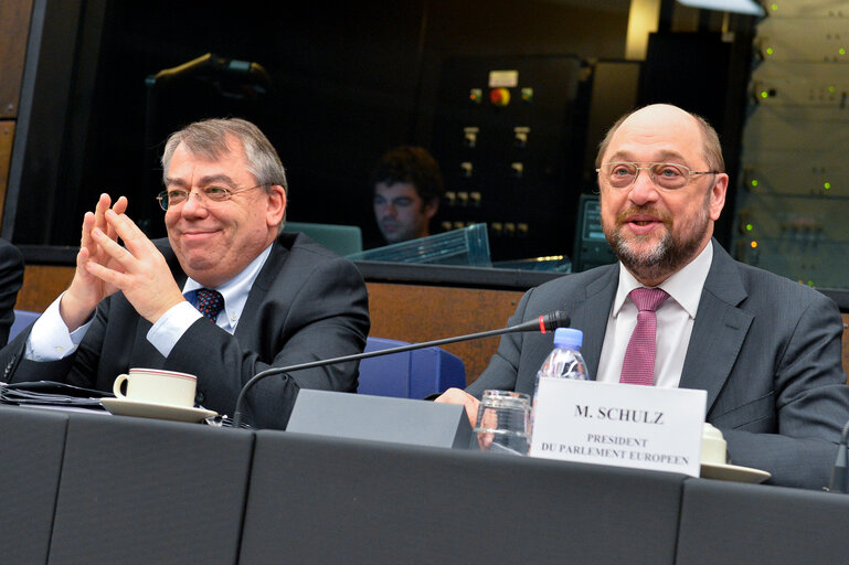 Fotografia 2: Conference of the Committees' Presidents, EP President at CCC for farewell of Klaus-Heiner LEHNE