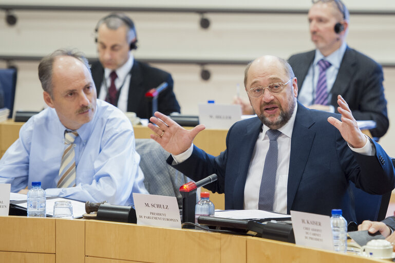 Fotografie 3: Conference of Presidents with an intervention by members of the Parliamentary Assembly of the Council of Europe.