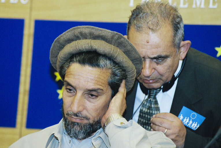EP President receives Ahmad Shah MASSOUD in Strasbourg - Press conference
