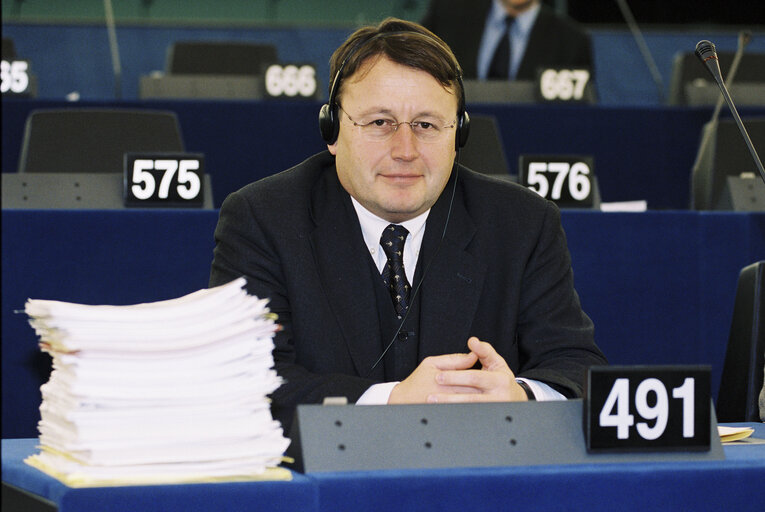 Fotografie 12: MEP Paul RUBIG at the European Parliament in Strasbourg