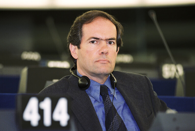 Fotó 8: MEP Sergio MARQUES takes part in a plenary session in Strasbourg