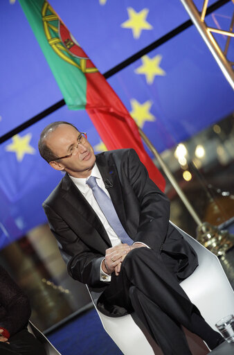 TV Recording with Othmar KARAS