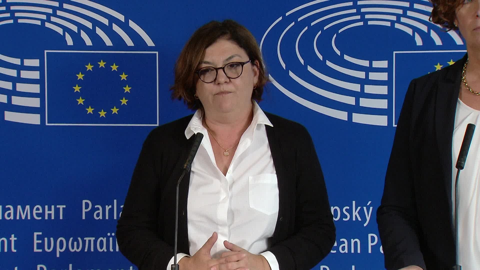 Press point by Petra DE SUTTER (Greens/EFA,BE), Chair of the IMCO Committee and by Adina-Ioana VĂLEAN (EPP,RO), Chair of ITRE Committee