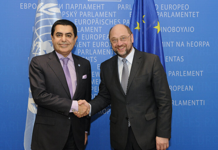 Fotogrāfija 3: EP President meets with President of the General Assembly of the United Nations