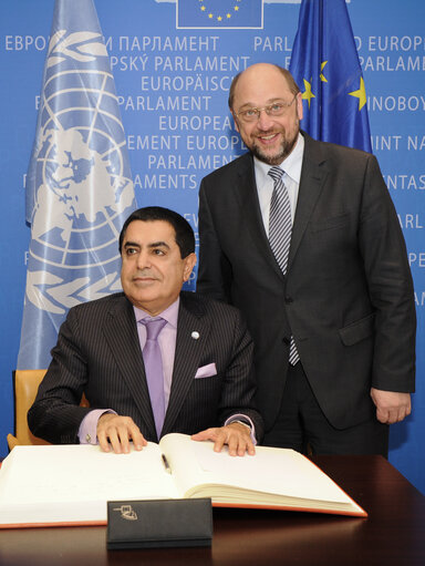 Fotogrāfija 4: EP President meets with President of the General Assembly of the United Nations