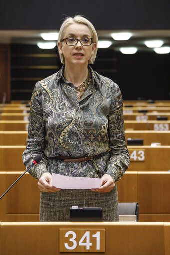 Photo 47: Plenary session Week 05 2017 in Brussels.Zero tolerance for female genital mutilation