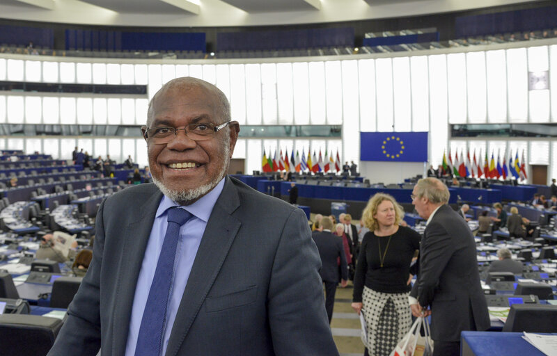 Foto 12: Maurice PONGA in plenary session Week 7 2017 in Strasbourg