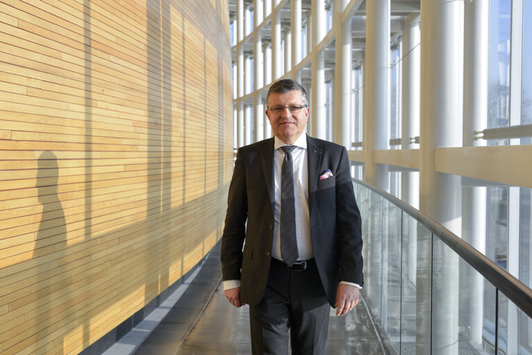 Foto 7: Franck PROUST in the European parliament in Strasbourg