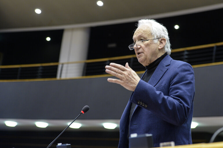 Photo 48: Plenary session in Brussels - Week 05  2017Votes and explanations of votes