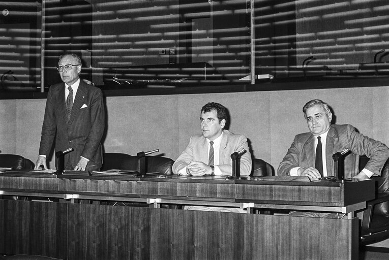 Award ceremony, with Jose HAPPART, at the EP in Strasbourg.