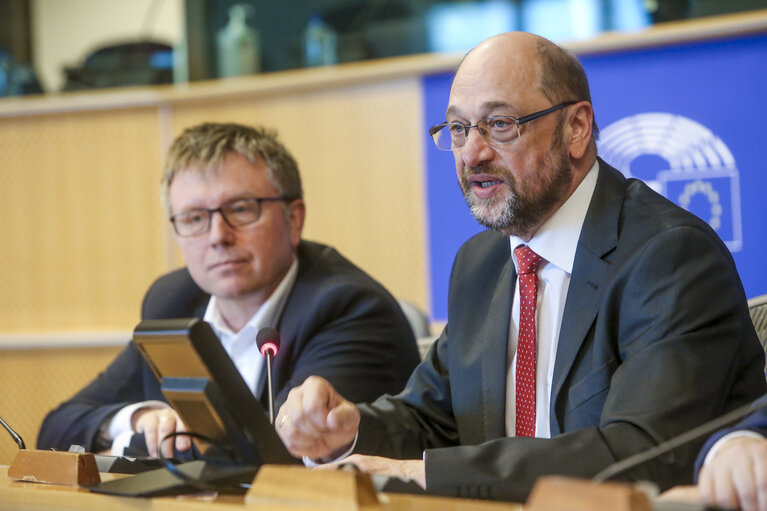 Fotografija 6: Meeting of the German delegation in the S&D Group of the European Parliament