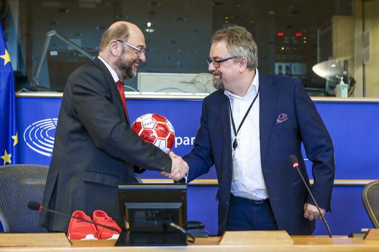 Fotografija 13: Meeting of the German delegation in the S&D Group of the European Parliament