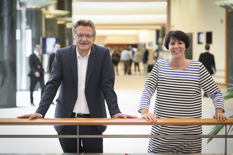 Foto 3: Dietmar KOSTER in the European Parliament in Brussels