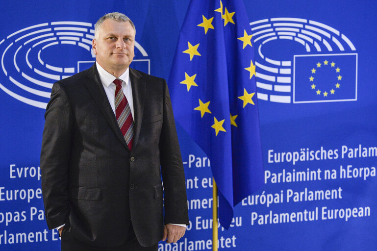 Foto 3: Peter KOUROUMBASHEV in the European Parliament in Strasbourg