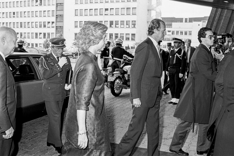 Φωτογραφία 19: Visit of King and Queen of Spain at the European Parliament in Strasbourg in May 1986