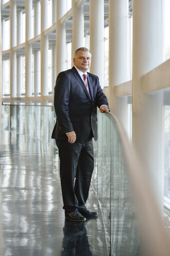 Foto 7: Peter KOUROUMBASHEV in the European Parliament in Strasbourg