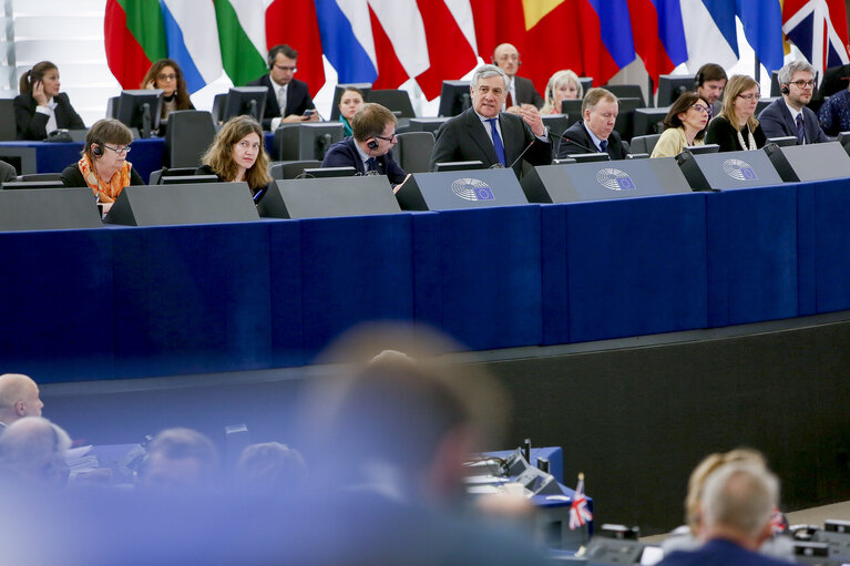 Photo 5: Plenary session Week 3 2017 in Strasbourg - Central African Republic