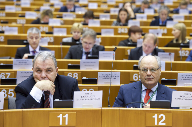 European Parliamentary Week. Plenary session.