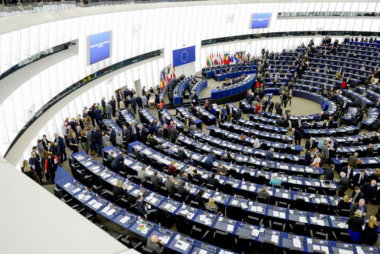 Foto 3: Plenary session Week 3 2017 in Strasbourg - Election of the President of the European Parliament