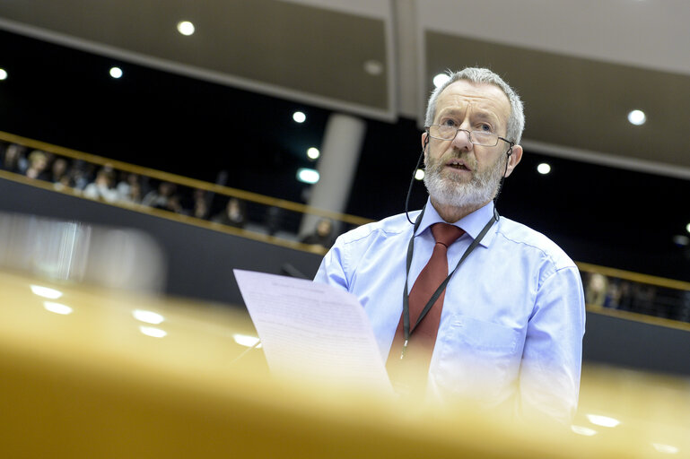 Photo 31: Plenary session in Brussels - Week 05  2017Votes and explanations of votes