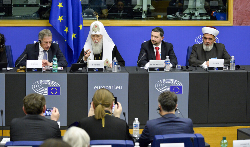 Fotogrāfija 11: Delegation to the EU-Ukraine Parliamentary Association Committee meeting - Exchange of views with representatives of religions from Ukraine