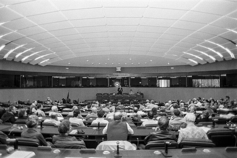 Award ceremony, with Jose HAPPART, at the EP in Strasbourg.