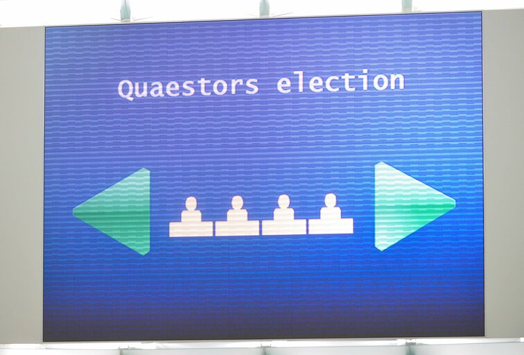 Fotagrafa 17: Plenary session Week 3 2017 in Strasbourg - Election of the Quaestors of Parliament