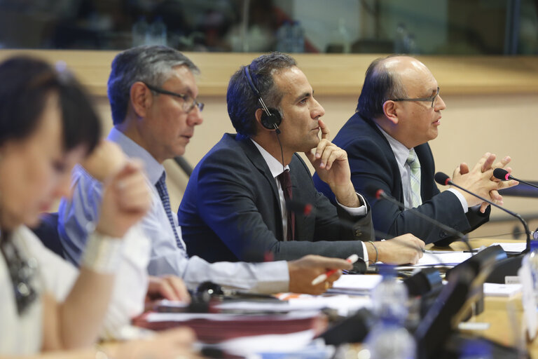 Fotografie 1: DROI/INTA joint hearing on Business and Human Rights in EU External Policies -  The UN Inter-Governmental Working Group on a Legally Binding Instrument on Transnational Corporations