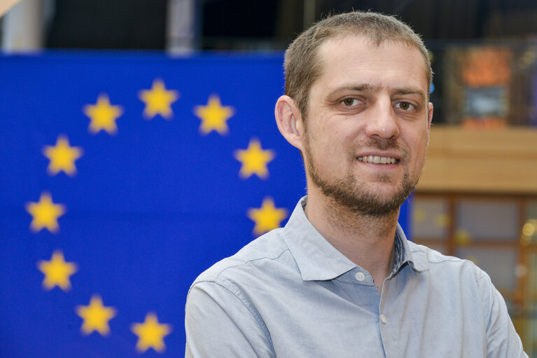 Billede 13: Florent MARCELLESI in the European Parliament in Strasbourg