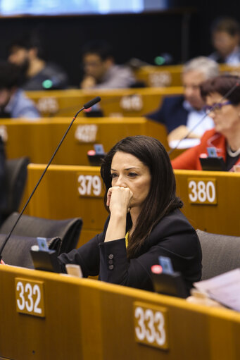 Fotografie 31: Plenary session - Week 17 2017 in BrusselsVOTES followed by explanations of votes