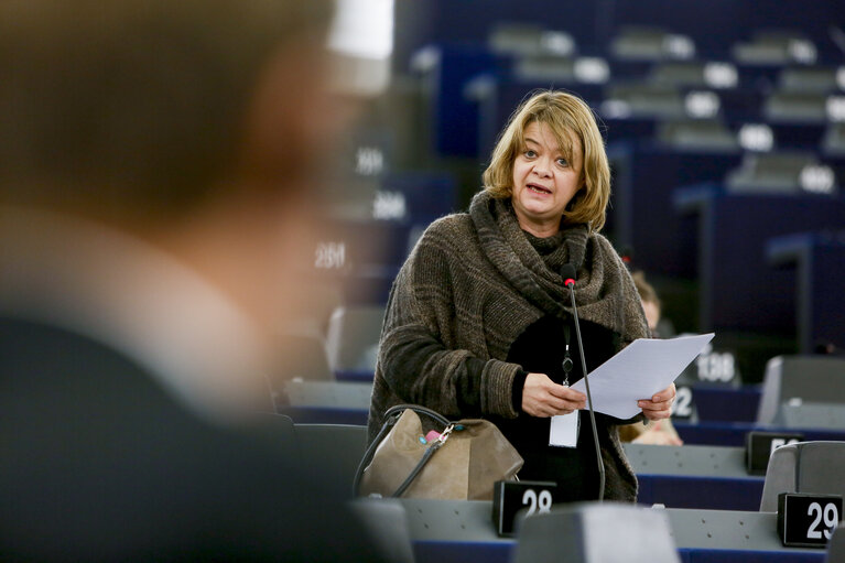 Fotografija 33: Plenary session Week 3 2017 in Strasbourg - Election of the Vice-Presidents of Parliament