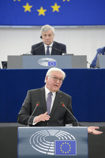 Fotografie 4: Official visit of the President of the Federal Republic of Germany. Plenary session Week 14 2017 in Strasbourg