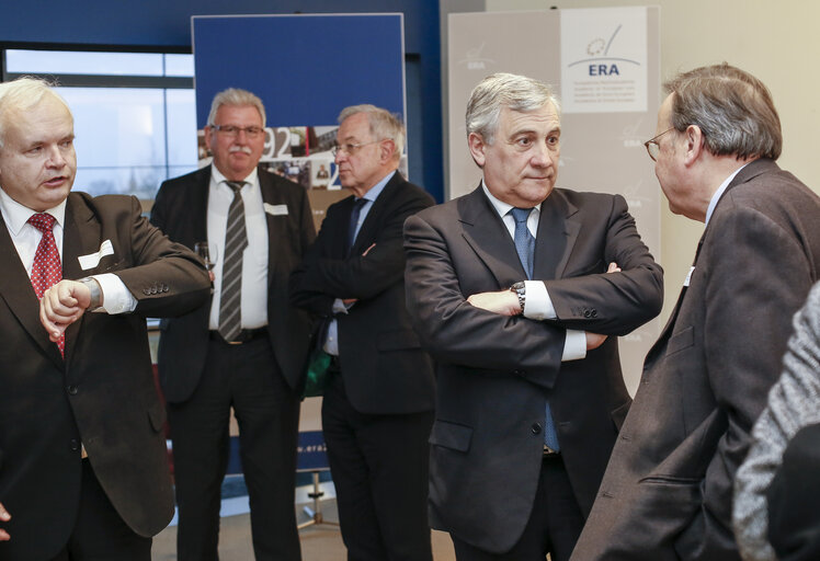 Photo 14: Antonio TAJANI - EP President welcome speech at the Academy of European Law