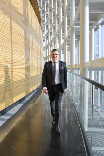 Foto 8: Franck PROUST in the European parliament in Strasbourg