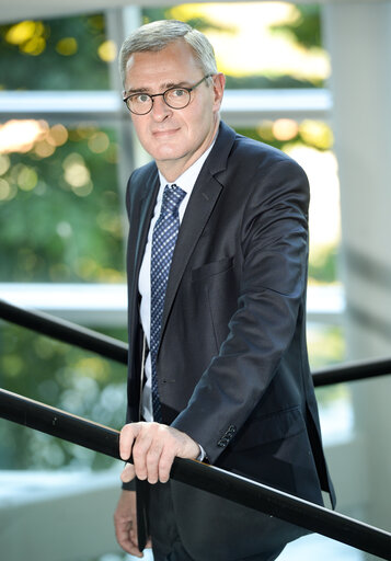 Foto 1: Marc JOULAUD in the European Parliament in Strasbourg