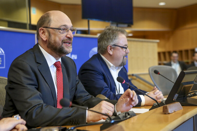 Fotografija 14: Meeting of the German delegation in the S&D Group of the European Parliament