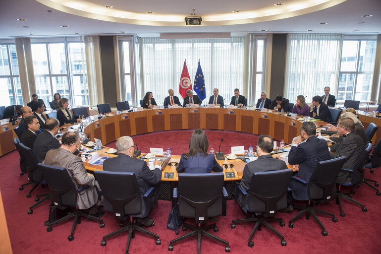 Joint meeting with the President of the Assembly of the Representatives of the People of Tunisia and Political Group Chairs of the European Parliament and Tunisian Parliament