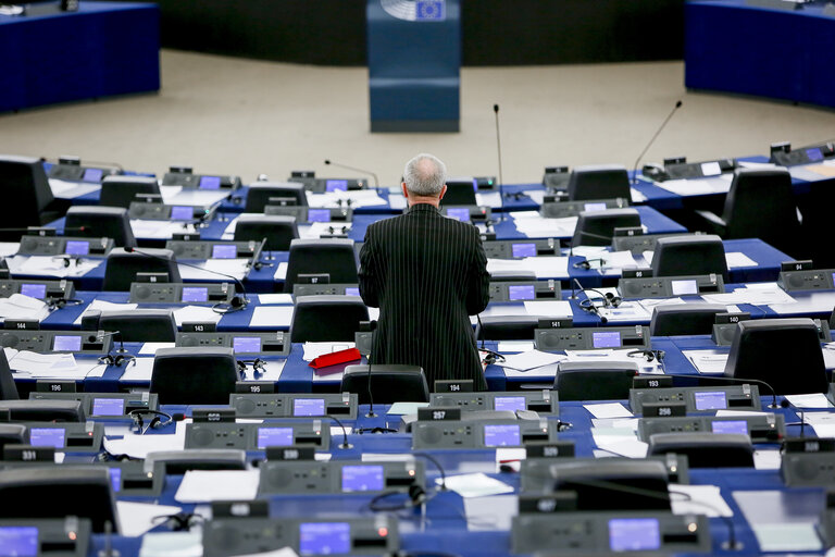 Foto 28: Plenary session Week 3 2017 in Strasbourg - VOTES followed by explanations of votes