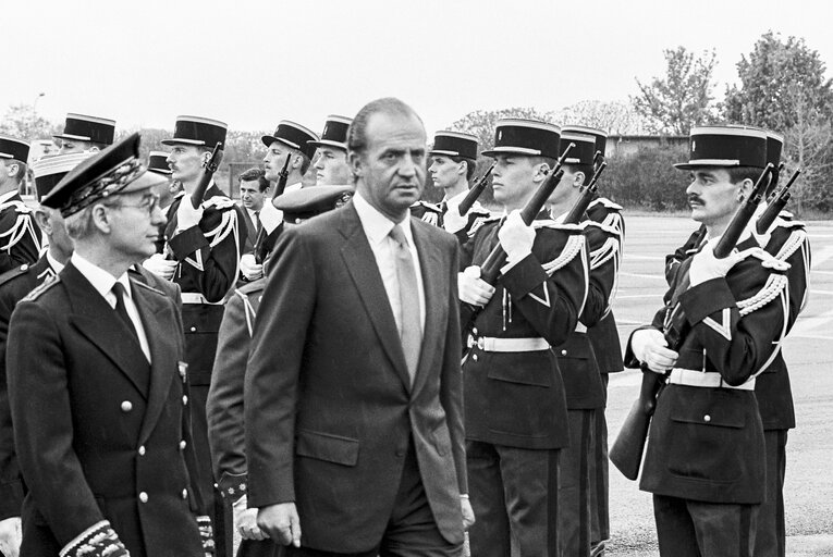 Billede 15: Visit of King and Queen of Spain at the European Parliament in Strasbourg in May 1986