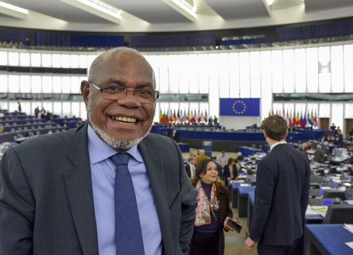 Foto 14: Maurice PONGA in plenary session Week 7 2017 in Strasbourg