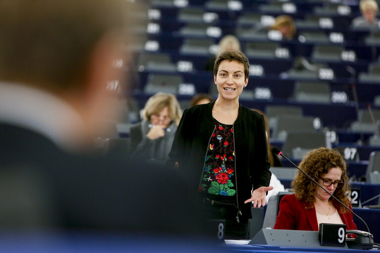 Fotografija 38: Plenary session Week 3 2017 in Strasbourg - Election of the Vice-Presidents of Parliament