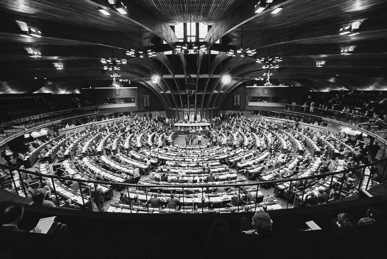 Fotografija 4: Election of the new EP President in a plenary session in Strasbourg on the 20th of January 1987